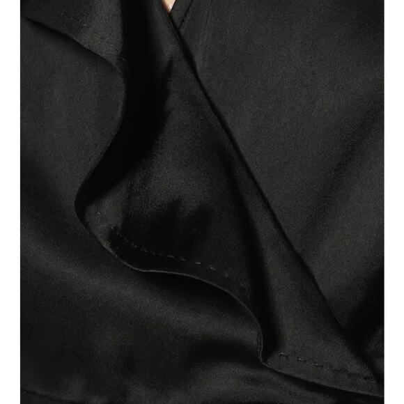 Diane von Furstenberg Sol wrap-effect satin wide-leg jumpsuit Size 2 NWT - Picture 13 of 13